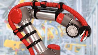 FHS ist ein flexibles Haltersystem für die Befestigung direkt am Cobot. (Murrplastik)
