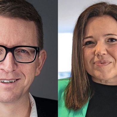 Nicole Schwarz verantwortet künftig die Geschäftsführung von Volkswagen Automobile Rhein-Neckar und übernimmt damit die Funktion von Luzian Niemietz (r.). Niemietz verantwortet künftig als Geschäftsführer Volkswagen Automobile Frankfurt. (Bild: Volkswagen Group Retail Deutschland)