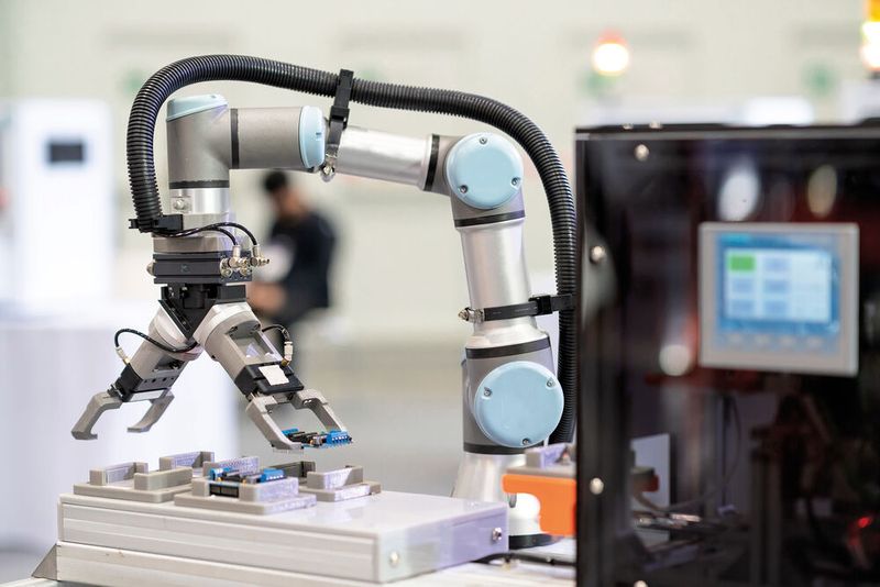 Wellrohre sorgen für eine möglichst lange Lebensdauer dynamisch belasteter Verbindungen in der Robotik. (Bild: ©Golf_MHNK - stock.adobe.com)