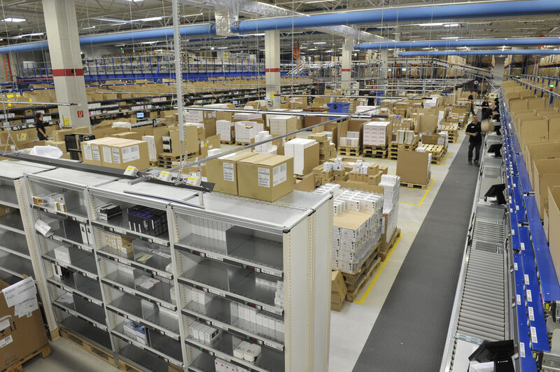 Einblick in die Arvato Logistik. (Bild: Michael H. Ebner, LIPICOM)