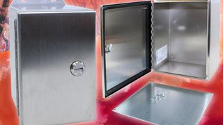 Die EJSS-Edelstahl-Industriegehäuse in IP66 sind in 22 Größen lieferbar. (Hammond)