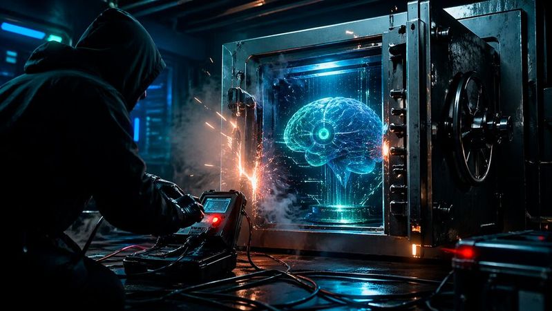 Hat der „Sicherheitslückenfinder“, Anthropics Super-KI Mythos, selbst eine – menschliche – Sicherheitslücke?(Bild:  Dall-E / KI-generiert)