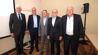 Der neue ZLW-Vorstand mit Geschäftsführer: (v. l.) Michael Kraft, Ulrich Dilchert, Johann Gesthuysen, Michael Ziegler und Hans Werner Norren (Bild: Zietz)
