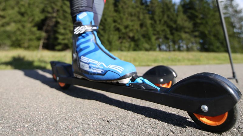 Der spritzgegossene Skate-Roller, der in drei Materialausführungen verfügbar ist und nach dem Gewicht des Sportlers ausgewählt wird.(Bild:  Germina)