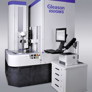 Das Gleason-Verzahnungsmesssystem 650 GMS reduziert die Prüfzeiten von Zylinder- und Kegelrädern deutlich.