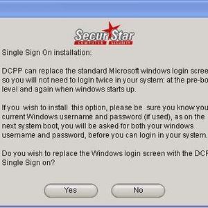 DriveCrypt Plus Pack unterstützt Single-Sign-On, d.h. es ist nur eine Anmeldung nötig.