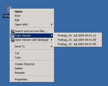 Auch ältere Dateiversionen sind mit geringem Aufwand wiederherstellbar. (Archiv: Vogel Business Media)