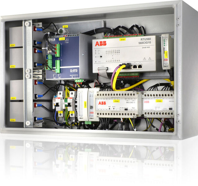 Auf der Hannover Messe zeigt ABB Netzautomatisierung für die Energiewende im Verteilnetz – von der Ortsnetzstation und EEG-Anlage bis zur zentralen Leittechnik. (ABB)