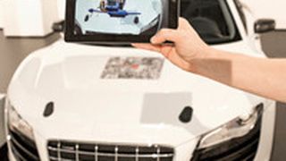 Der F12: Technikträger des e performance Projekthaus (Bild: Audi AG)