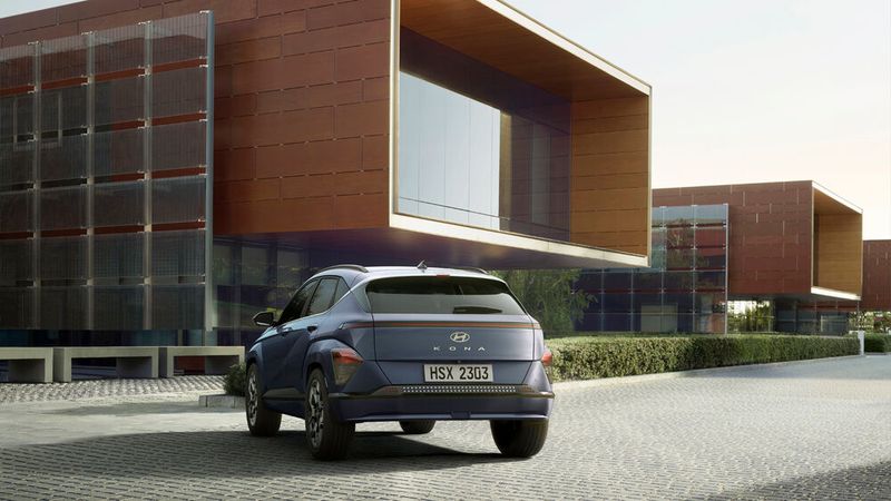 Optisch kommt der neue Kona deutlich verändert daher. (Bild: Hyundai)
