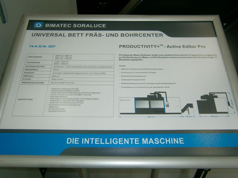 Mit Renishaw-Messtechnik demonstrierte eine TA-A 35, wie das Teilevermessen in einer Werkzeugmaschine funktioniert... (Königsreuther)