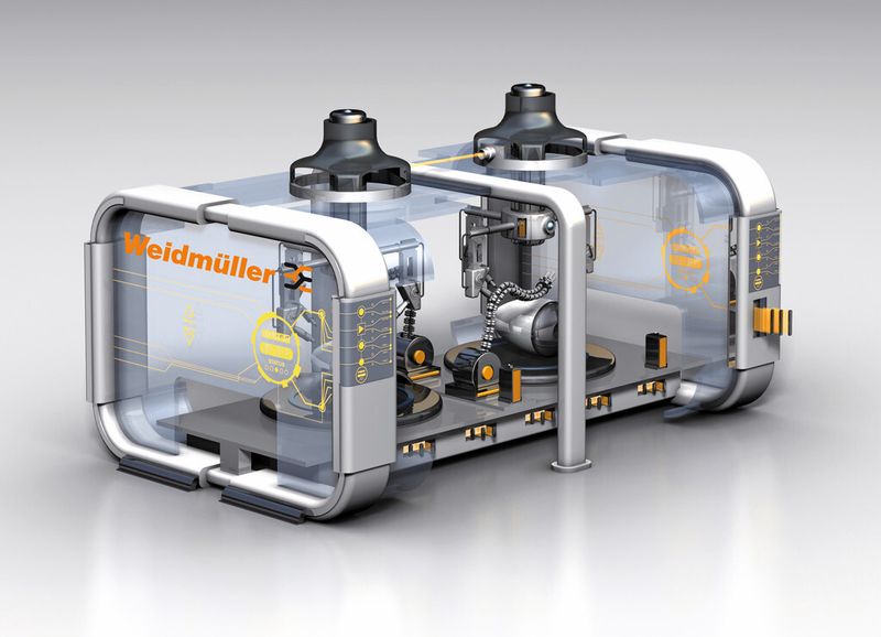 Bild 1: Die Produktionssysteme von morgen zeichnen sich durch eine große Flexibilität aus. Diese Maschinen und Anlagen müssen sehr wandlungsfähig ausgelegt sein. (Bild: Weidmüller)
