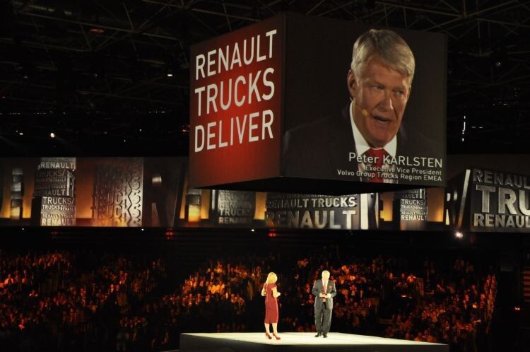Peter Karlsten, Vizepräsident der Volvo Group Trucks: „Renault Trucks verfügt über einen großen Kundenstamm, eine lange Geschichte und hohen Vermögenswert für die Volvo-Gruppe.“ (Foto: Richter)