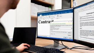 Bochumer Forscher haben gezeigt, dass bei Microsoft-Office-Anwendungen mehrere Angriffsmöglichkeiten für Hacker bestehen. Das betrifft vor allem die Verschlüsselung von dann vermeintlich sicheren Dokumenten. Hier reden die Experten darüber, was damit gemeint ist. (Bild: CASA/Schwettmann/Robrahn)