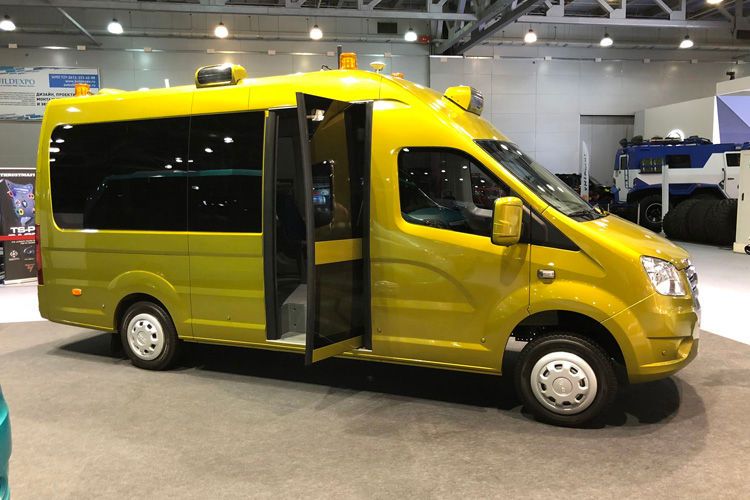 Auch dieser Bus sieht einem deutschen Fabrikat zum verwechseln ähnlich. Der „Next“ wird aber in Russland produziert. (Bild: Wolfgang Gomoll)
