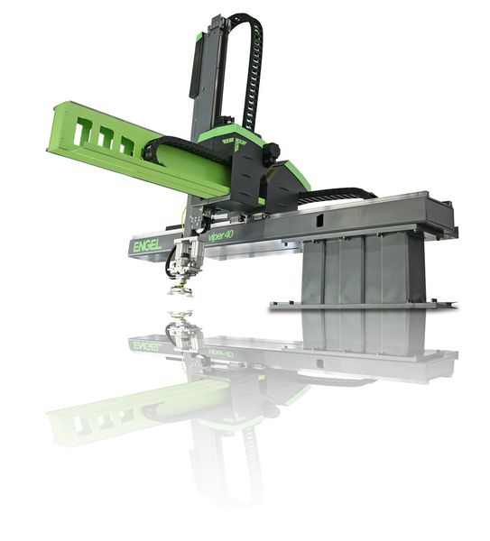 Zur NPE 2015 präsentieren sich die Engel viper Linearroboter noch schneller, flexibler, kompakter, energieeffizienter und komfortabler in der Bedienung... (Bild: Engel)