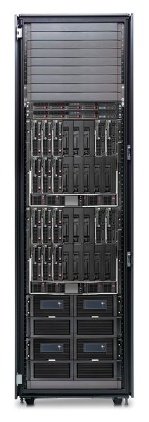 Mit dem HP Virtual System VS2 bietet HP seine konvergente Infrastruktur speziell für Vitrualisierung an. (Archiv: Vogel Business Media)