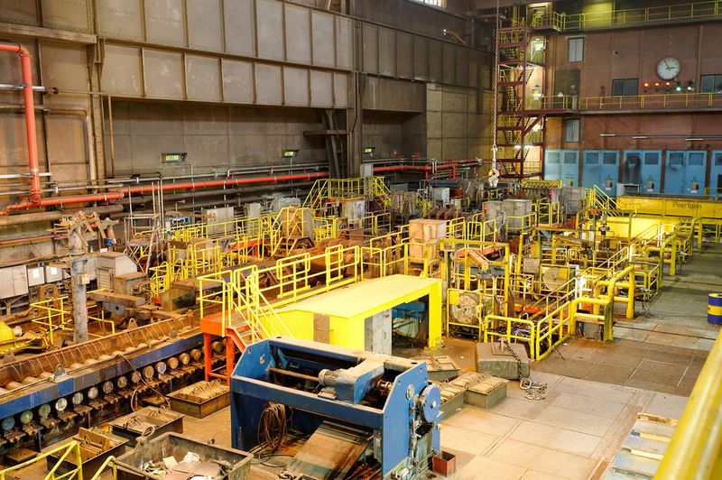 Das Warmbandwerk II der Thyssen Krupp Steel Europe AG in Duisburg. (Bild: Thyssen Krupp Steel Europe)