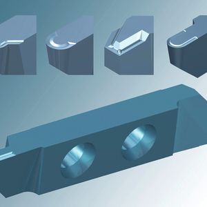 Bild 1: Die ZX-Serie gibt es in zwei Baugrößen. Sie dient zum Einstechen und zur Drehbearbeitung in linker und rechter Richtung.