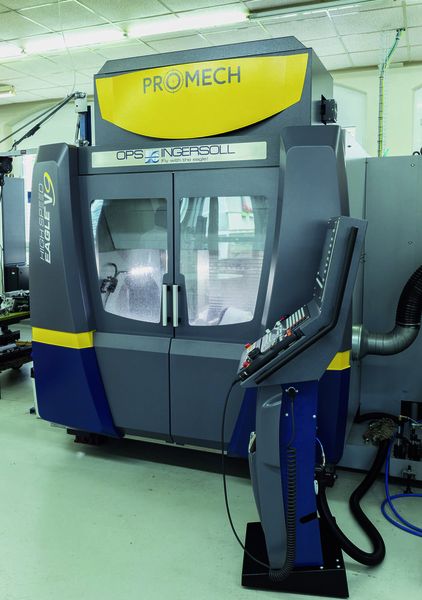 Die High-Speed Eagle V9: hochdynamisch, für absolute Präzision und mit der Steuerung, der Zugänglichkeit, einer Automati­sierung und den Möglichkeiten durch die Spindel universell einsetzbar.  (Bild: OPS Ingersoll)