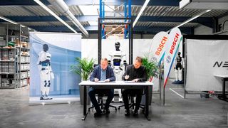 Zweibeinige Automatisierungsrevolution aus Europa! Neura Robotics und Robert Bosch Robotics kombinieren ihr Know-how, um humanoiden Robotern den Weltmarkt zu erschließen ... (Bild: Neura Robotics)