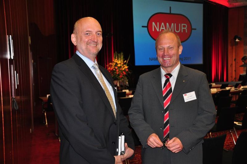 von links: Herbert Schober und Dr. Peter Völker (beide R. Stahl Schaltgeräte) (Bilder: M. Henig, J. Nellen / PROCESS) (Archiv: Vogel Business Media)
