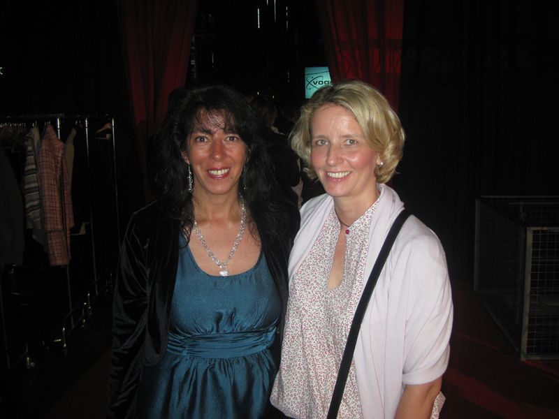 Sabine Seider und Stephanie Steen, IT-BUSINESS, auf dem Weg zur Abendveranstaltung. (Archiv: Vogel Business Media)