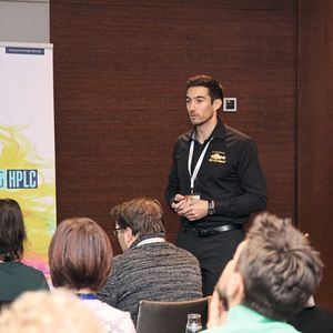 2018 war Dr. Dennis Kühbeck als Vertreter von Shodex auf dem Praxistag HPLC Berlin.