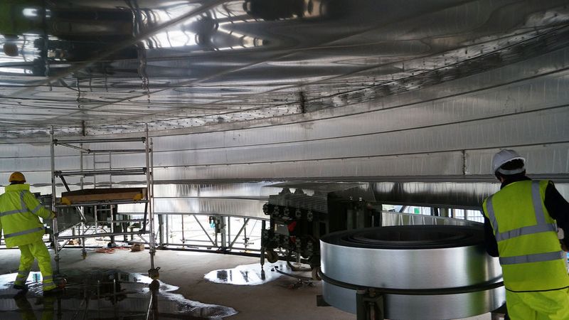 Lipp Spiral Seam tank construction system (Picture: Lipp)