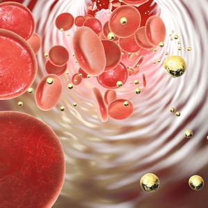 Abb.1: Goldnanopartikel könnten sich als Wirkstoffvehikel in der Medizin etablieren. Doch erst müssen ihre Wirkungen und Nebenwirkungen umfassend studiert werden.