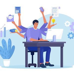 Das Multitasking nicht funktioniert ist wohl jedem bewusst – trotzdem wird es immer wieder versucht. Allerdings wechselt das Gehirn dabei nur zwischen den verschiedenen Aufgaben. Dieser Vorgang ist nicht nur anstrengender, sondern auch ermüdend. Arbeiten Sie Ihre Aufgaben daher nacheinander ab und dafür konzentrierter.(Bild:  buravleva_stock – stock.adobe.com)