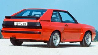 1983 debütierte der Audi Sport quattro, ein Supercar mit atemberaubenden Leistungsdaten. (Bild: Audi)