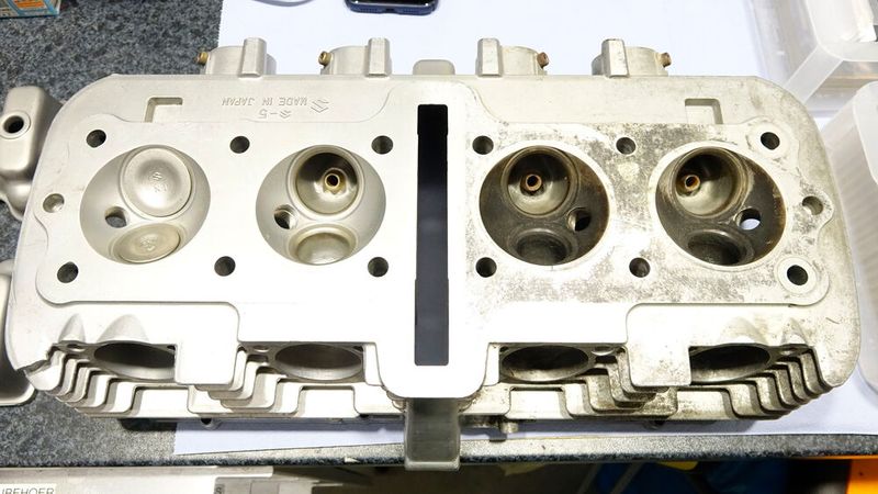 Michaels Faßbinders Anschauungsmodell für Messen und Co.: Motorradzylinder in anschaulicher Vorher-Nachher-Ausführung (Bild: Dominsky – VCG)