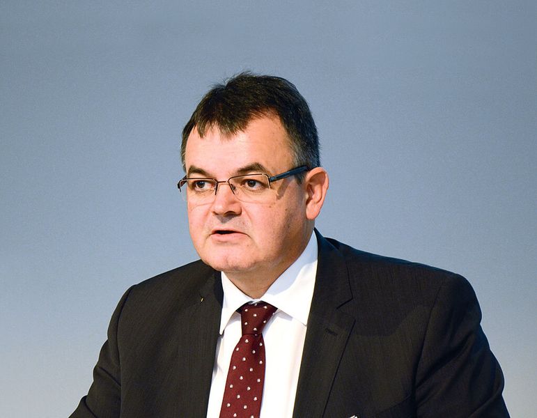 „Ich freue mich, der Vorsitzende des Fachverbands Elektrische Automation zu sein, denn wir erwarten 6 % Wachstum für 2014“, so Herbert Wegmann. (Bild: Michel)