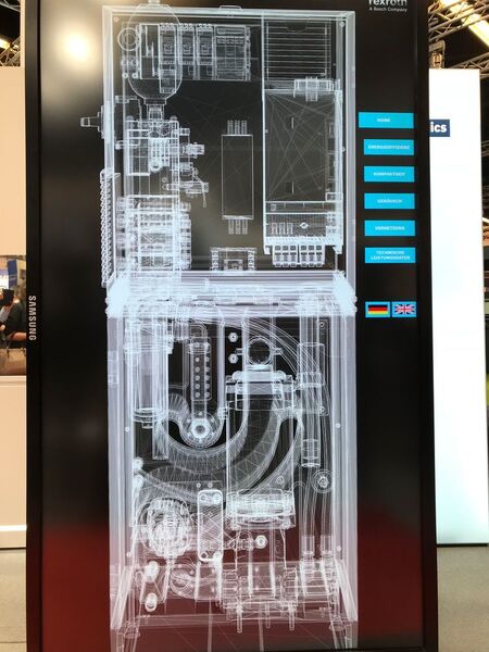 Rextroht zeigte u.a. sein neues intelligents Hydraulikaggregat Cytrobox, das...  (U. Drescher/konstruktionspraxis)
