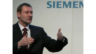 „ Die Investition Energiesparmotor IE2 und IE3 amortisiert sich schnell“, so Klaus Helmrich, CEO Division Drive Technologies, Siemens Industry Bild: Reinhard Kluger (Archiv: Vogel Business Media)