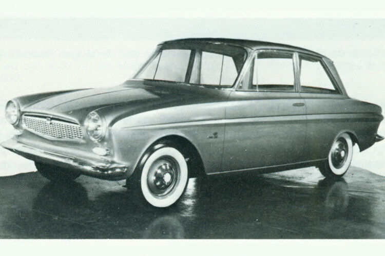 Das Projekt NPX-C5: ein Prototyp aus den späten 50er Jahren. Mit dem folgenden Taunus holte sich Ford 108 Weltmeistertitel und internationale Bestleistungen. (Ford)