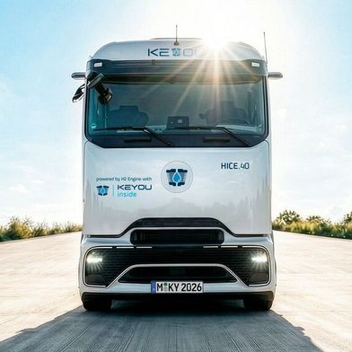 Daimler Truck will ab 2027 Lkw mit Wasserstoff-Verbrennungsmotor auf den Markt bringen. (Bild: Daimler Truck)