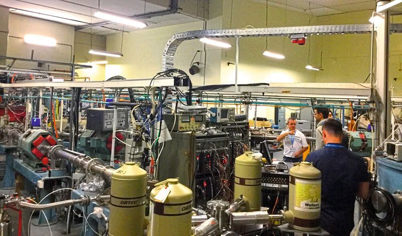 The equipment needed to accurately date sediment and coral samples using minute quantities of embedded plutonium from fallout created during nuclear tests in the 20th century.