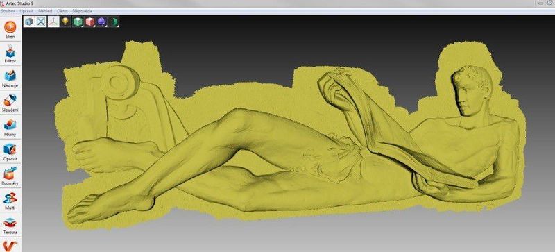 Das fertig eingescannte 3D-Modell des 