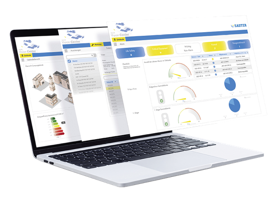 Der Zugriff auf die Sauter-Energiemanagement-lösungen erfolgt bequem über eine Webbrowser. (Bild: Sauter)