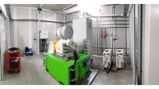 Ein Blick in den Prüfraum, in dem hochdynamische Antriebe für die E-Mobilität geprüft werden. (OPVengineering)