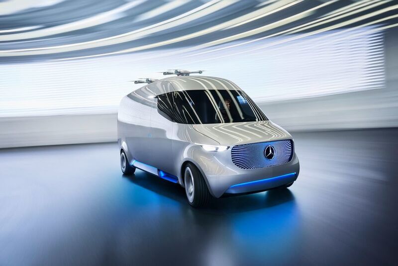 Der Vision Van hat einen reinen Elektroantrieb. (Daimler)