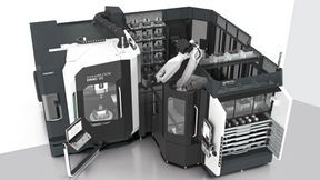 Das «MATRIS WPH» von DMG MORI ist für das Handling sowohl von Werkstücken als auch Paletten konzipiert. (Bild: DMG MORI)