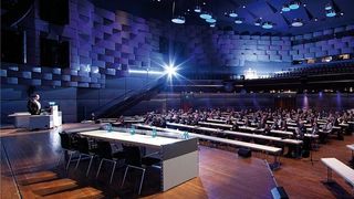 Auf dem Kongress „Kraftwerk Batterie“ trafen sich über 400 Batterieforscher und Antriebsexperten in Aachen. (Foto: Haus der Technik)