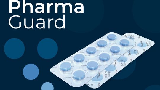 Der Pharmaguard ist ein Verpackungskonzept, das  künftige Anforderungen der globalen Pharmaindustrie wie auch der PPWR in puncto Nachhaltigkeit erfüllen soll und bereits im Markt verfügbar ist(Bild:  Südpack Medica)