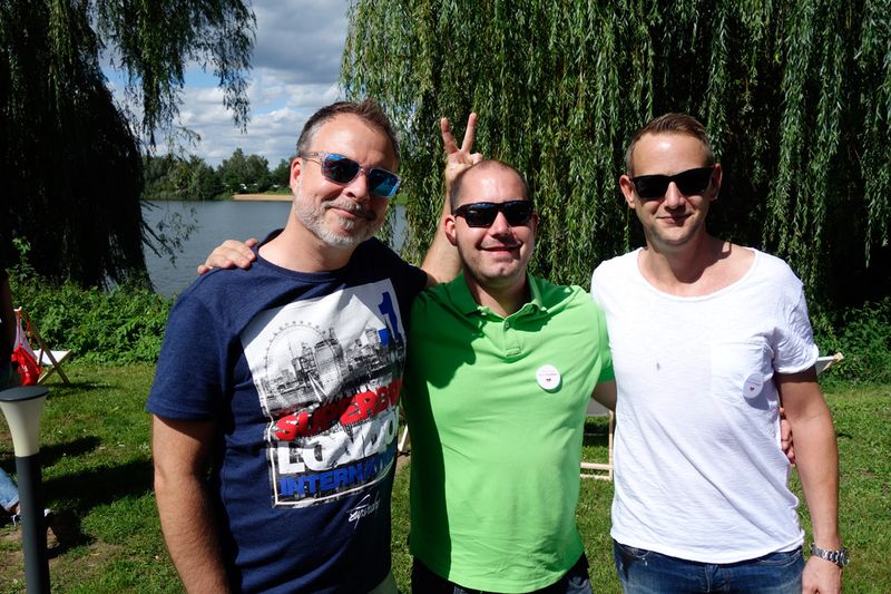 Gut drauf, (v.l.) Joe Weiss, Creative, Nicho Krönker und Patrick Küpper, Littlebit (Bild: IT-BUSINESS)