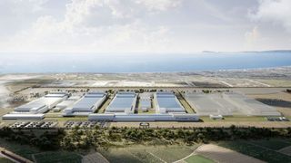 Geplante Volkswagen-„Gigafactory“ bei Valencia. (Bild: Volkswagen)