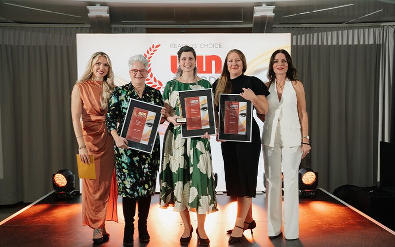 Die Gewinnerinnen aus dem Bereich »Women in eGovernment« | Kategorie »Team Leader«. Martina Nolte (Silber), Susanne Kaletta (Gold) und Dr. Claudia Kaschke (Platin). (Bild: Manuel Emme)