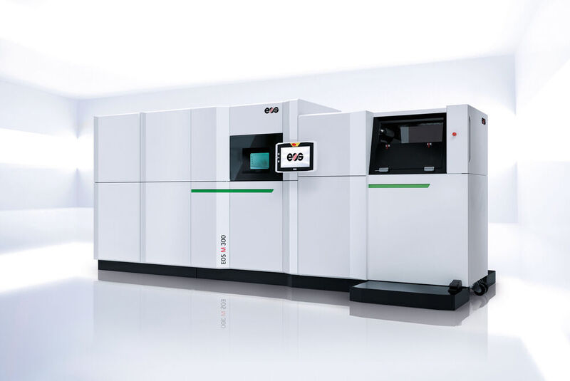 Die 3D-Drucker der EOS-M-300-Serie eignen sich für die digitale industrielle Produktion. (EOS GmbH)